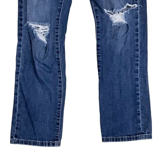 DOLLHOUSE Destroyed Distressed Ankle Skinny Jeans Size 9 (Juniors) - Picture 5 of 13